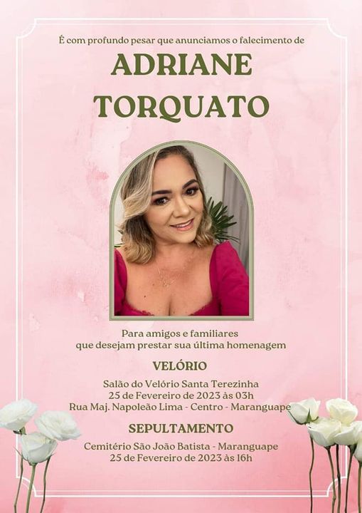 Morre Adriane Torquato